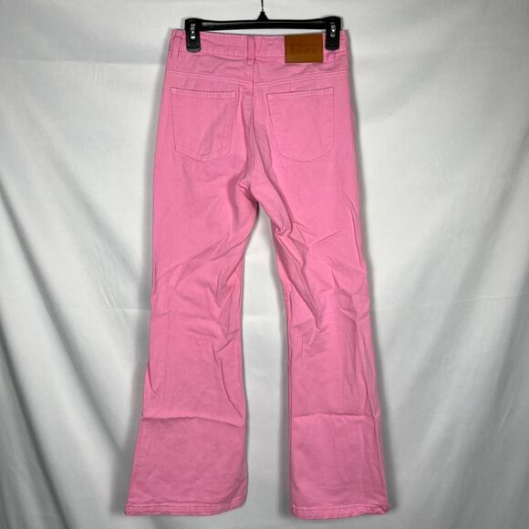 Princess Polly Pink Denim Flare Jeans whimsygoth emo festival y2k - Picture 4 of 8